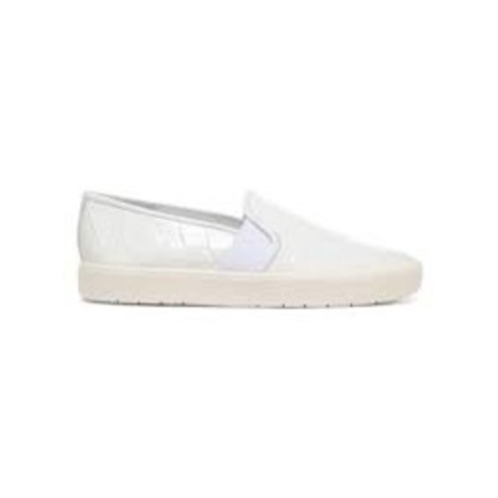 Vince Womens Blair Sneaker Optic White Woven Leather Size EU 39.5/US 8.5‎ - Picture 2 of 6